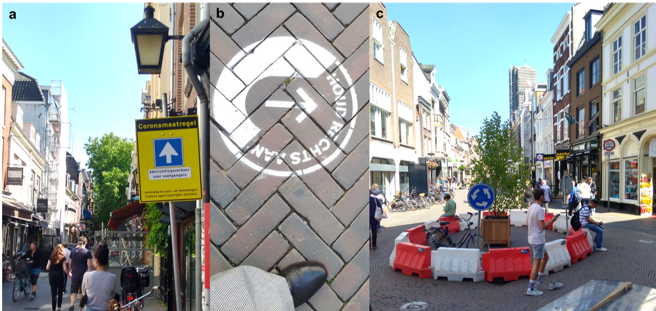 Images of streetscape interventions in the Netherlands